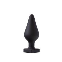 Анальна пробка Blush Temptasia &ndash; Fuck Me Anal Plug &ndash; Black, основа у вигляді сердечка SO8843 фото