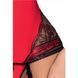 Корсет с пажами BRIDA CORSET red L/XL - Passion Exclusive, трусики, шнуровка PS22716 фото 5