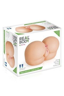 Мастурбатор попа Real Body &mdash; Nice Ass, два входи: вагіна та попка SO2214 фото