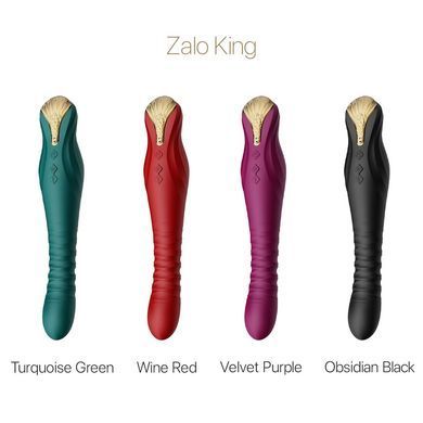 Пульсатор Zalo - King Velvet Purple SO6657 фото