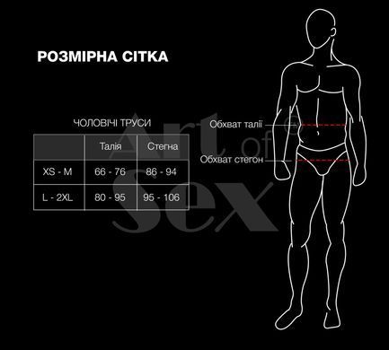 Мужские трусики XS-2XL с силиконовой анальной пробкой Art of Sex - Sexy Panties plug size M Black SO5878 фото