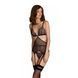 Корсет Passion AMBERLY CORSET black, XXL/XXXL, з застібками для панчіх, трусики в комплекті SX0460 фото 1