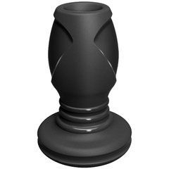 Анальный туннель Doc Johnson Platinum Premium Silicone - The Stretch - Medium - Black SO4923 фото