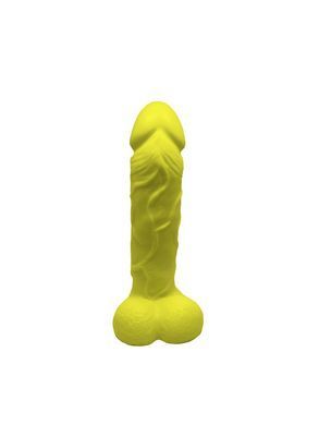 Крафтовое мыло-член с присоской Чистый Кайф Yellow size L натуральное SO2644 фото