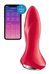 Анальна смартвібропробка із перлинним масажем Satisfyer Rotator Plug 1+ Red SO6277 фото