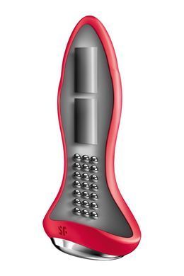 Анальна смартвібропробка із перлинним масажем Satisfyer Rotator Plug 1+ Red SO6277 фото