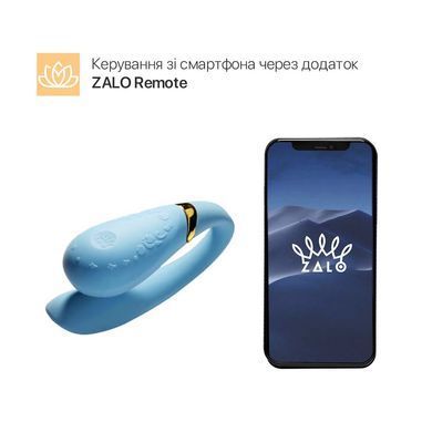 Вібратор Zalo - Fanfan set Royal Blue SO6671 фото
