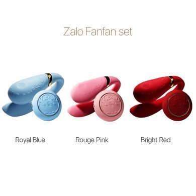 Вібратор Zalo - Fanfan set Bright Red SO6673 фото