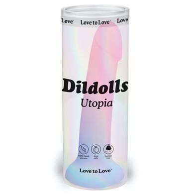 Дилдо с цветным градиентом Love To Love DILDOLLS - UTOPIA L ультрамягкий SX2849 фото