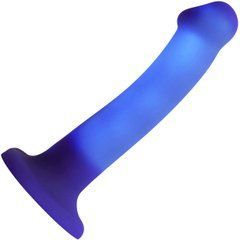 Дилдо, що світиться Strap-On-Me Glow-LED Dildo Purple - M SX2851 фото