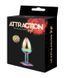 Металева анальна пробка MAI Attraction Toys №72 Rainbow SO6038 фото 4
