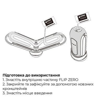 Мастурбатор Tenga Flip Zero GRAVITY White, изменяемая интенсивность стимуляции, раскладной SO6236 фото
