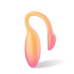 Смарт-віброяйце Magic Motion Flamingo Max Orange 2 в 1: віброяйце та тренажер Кегеля, 10 режимів SX2193 фото
