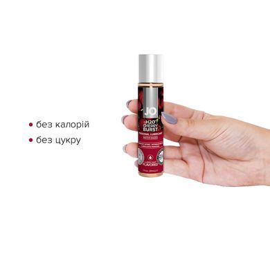Смазка на водной основе System JO H2O &mdash; Cherry Burst (30 мл) без сахара, растительный глицерин SO1467 фото