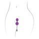 Вагинальные шарики с вибрацией Adrien Lastic Kegel Vibe Purple, диаметр 3,7см AD40753 фото 3